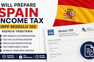 file spain tax return modelo 100 modelo 130 iva irpf corporate tax