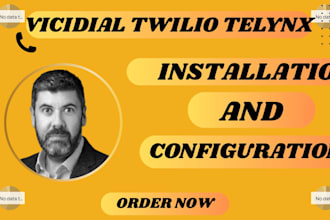 install vicidial and configure twilio or telnyx sip trunking