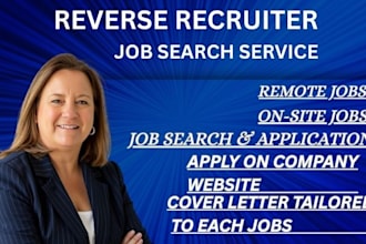 be your professional reverse recruiter and search and apply for jobs,