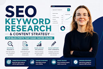 do advanced keyword research and content strategy, long tail SEO, clustering