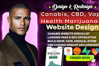 design replit cbd, cannabis website marijuana website hemp, vape store on replit