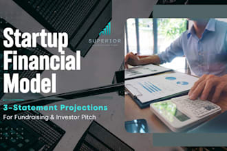 build startup financial model projections for fundraising investor pitch