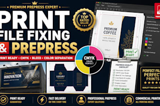 fix print files and prepare professional print ready artwork