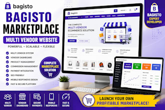 build bagisto multi vendor marketplace website