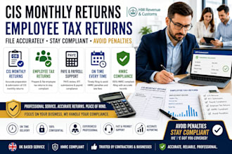 file cis monthly return for contractor, employee tax return to avoid penalties