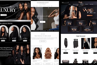 hair extension website hair extension shopify store wix hair extension website
