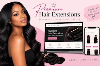 hair extension website hair extension shopify store wix hair extension website