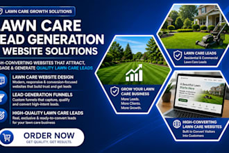 lawn care website lawn care landscaping leads gardening website