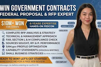 write a winning government contract proposal and rfp response