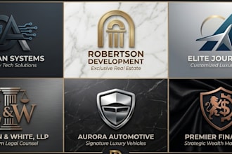 design professional minimalist and luxury business logo