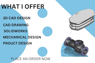 design dfm product design and solidworks cad drawings for manufacturing