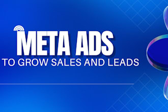 be meta ads expert to run shopify facebook ads and lead gen campaign in 24hr