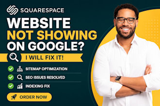 squarespace website not showing on google, sitemap, seo issues and indexing fix