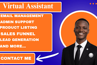 be your virtual assistant for admin and email tasks