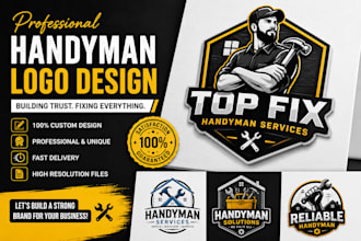design handyman logo handyman brochure
