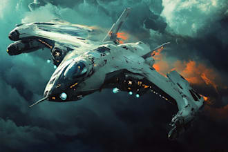 do sci fi spaceship design