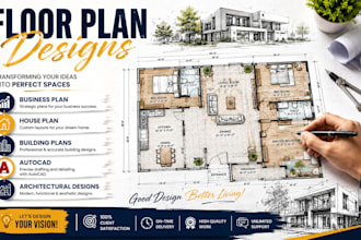 do architectural and autocad 2d 3d floor plan design elevation site plan