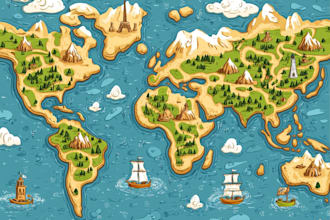 draw vector map in illustrator