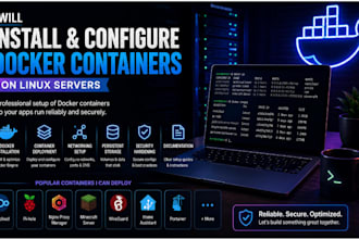 install and configure docker containers on linux servers