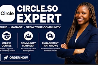 setup circle so, online course, membership site, circle so manager, community