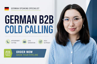 do german b2b kaltakquise, cold calling and appointment setting