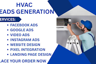 hvac leads construction leads solar website solar meta ads google ads video ads
