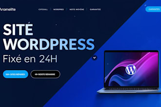 réparer la vitesse et la sécurité de votre wordpress en 24h