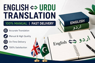 manually translate urdu to english and english to urdu 24 hr