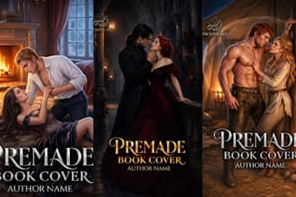 create dark mafia romance book covers with nsfw character art