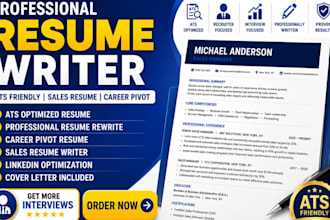 write your professional sales resume and career pivot resume writer