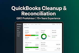 clean up and reconcile your quickbooks online books