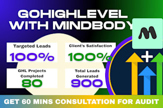 build gohighlevel fitness gym website go high level funnel coaching mindbody crm