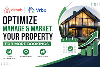 optimize, manage and market your airbnb and vrbo property listings for bookings