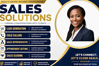 be high ticket sales closer sales rep lead gen cold calling appointment setting
