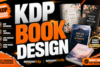design amazon kdp notebook kdp journal kdp low content book