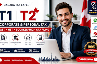file canada t2 corporate tax return t1 personal tax gst hst bookkeeping and cra