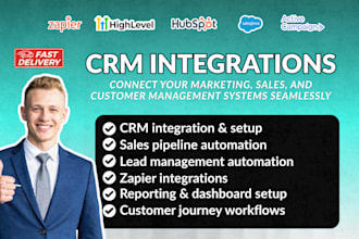 integrate gohighlevel activecampaign keap hubspot zapier CRM salesforce outreach