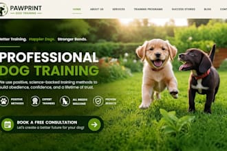 design redesign wix pet breeding website dog breeder website
