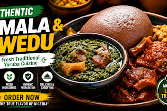 prepare authentic nigerian amala and ewedu with delicious yoruba dishes