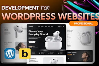 develop wordpress websites ui