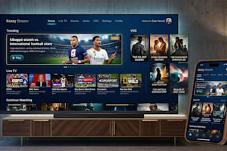 premium ui for iptv app