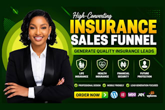 generate insurance leads life insurance landing page insurance website