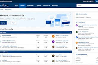 build customize or fix xenforo forum community vbulletin mybb membership website