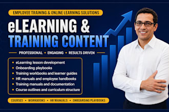 create online course content, training workbook, HR manuals, onboarding playbook