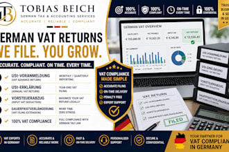 file german vat return ust voranmeldung, erklarung vat compliance and tax filing