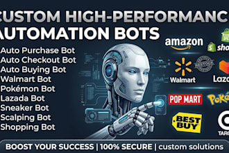 create a professional auto purchase bot, auto buying bot, auto checkout bot