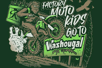 create vintage biker moto logo and vector art