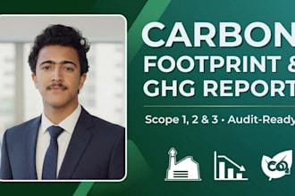 calculate your carbon footprint and write a scope 1 2 3 ghg report