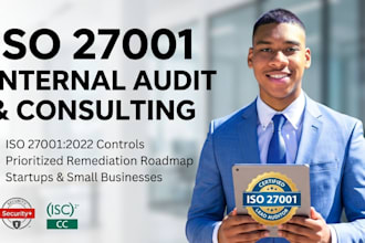 provide iso 27001 internal audit and compliance consulting