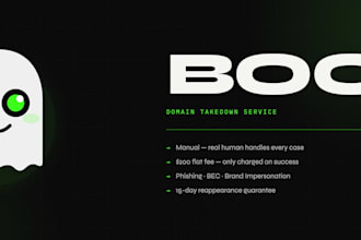 manually take down harmful websites and impersonation domains